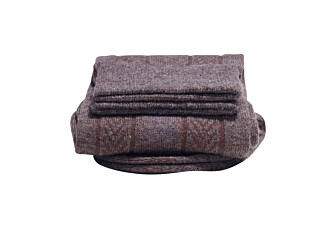 Men's Chocolate melange Thick Cotton Socks with herringbone style