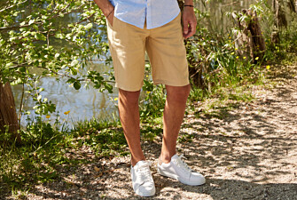 Beige linen shorts - BORYS