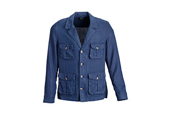 Men's Navy safari jacket - JALBERT