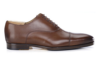 Patina Chestnut Oxford shoes - Leather outsole & rubber pad - SPEZIA II PATIN