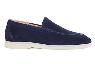 Navy Suede Men's loafers - MANASOTA II
