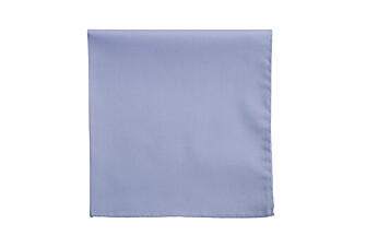 Plain Cotton Pocket Square Sky Blue