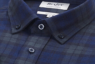 Navy & Dark Green Flannel shirt - Pocket - ANDRICK