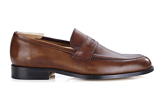 Patina Cognac men's loafers - DIXTON