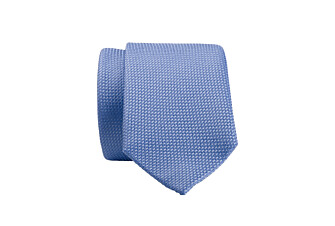 Silk Tie Basketweave Solid Light Blue