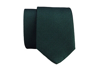 Bottle Green Woven Silk Tie