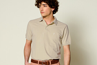 Beige men's polo shirt - ADGER