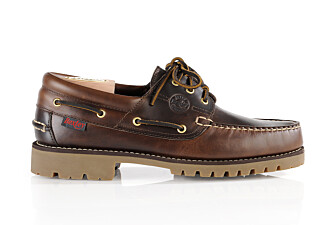 Dark Brown Leather Boat Shoes - BOCA RATON II