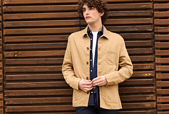 Desert men's cotton/linen painter jacket - FAUSTINIEN