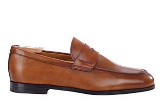 Patina Gold men's loafers - DERYBROOK