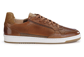 Patinated chestnut Men's Trainers - KOLORA
