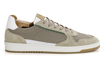 Beige Suede Men's Trainers - KOLORA