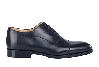 Black Patiné Men's Oxford shoes - Leather sole with pad - GRAKLEY