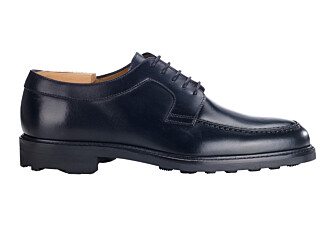 Black Derby Shoes - Rubber outsole - HUDSON II GOMME COUNTRY