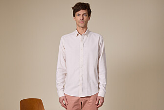 Ecru Cotton Linen Shirt - THEONEL