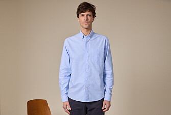 Oxford Shirt for Men –  Light Blue, American collar - BRADFORD II