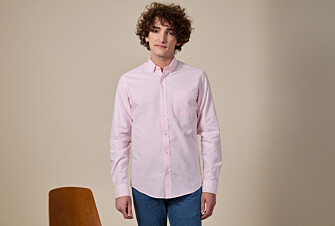 Oxford Shirt for Men – Pale Pink, American collar - BRADFORD II