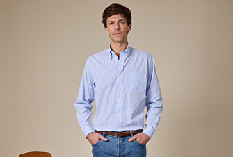 Light blue and white checkered shirt - GLENN