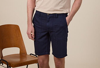 Navy Blue Bermuda Shorts - BELVIN