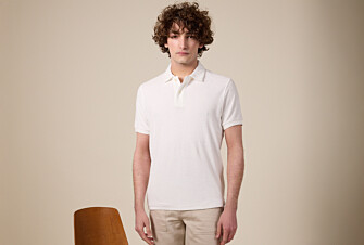 Men’s Polo Shirt Ecru - Washed Finish - ANDRIAN II