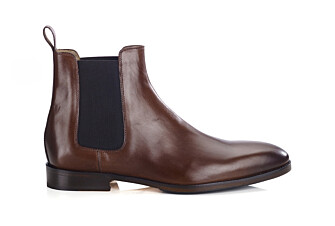 Dark Patina Chestnut Chelsea Boots - STANHIGH PATIN