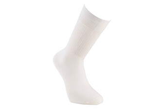 Ribbed cotton socks - Ecru