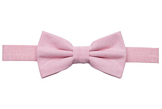 Pink Chambray Cotton and Linen Bow Tie