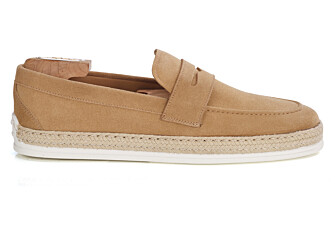 Men’s Camel Suede Loafers - MUNTIRI