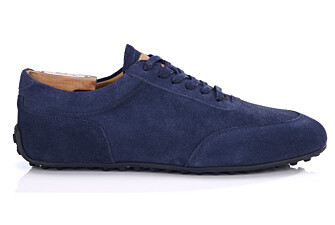 Navy Suede Oxford Sneaker - KIATA