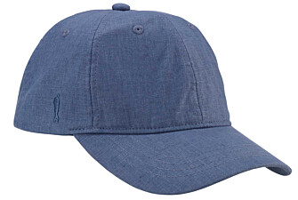 Men's Steel Blue Linen baseball cap - BRADWELL II