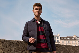 Men's lightweight navy goose down jacket - ELLIS