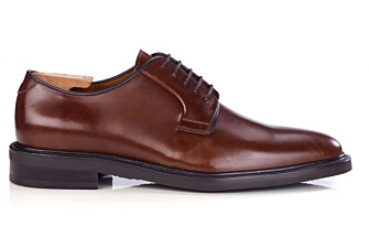Men's Italian patina calf leather derby - FLEMINGSTON GOMME