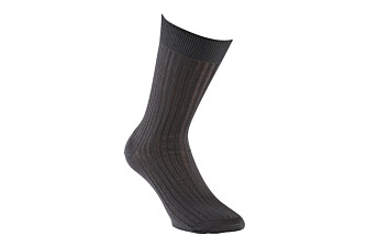 Men's Anthracite Cotton Dress Socks