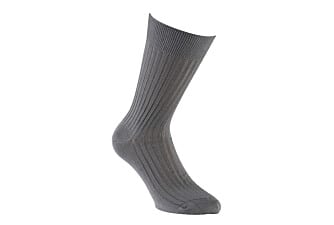 Men's Grey Cotton Dress Socks