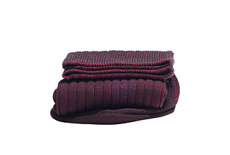 Men's Brown & Red Mercerised Cotton Socks