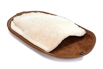 Shoe polishing mitt