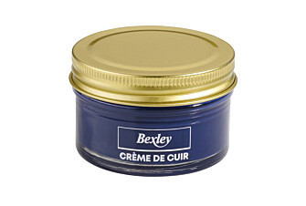 Blue Leather shoe polish