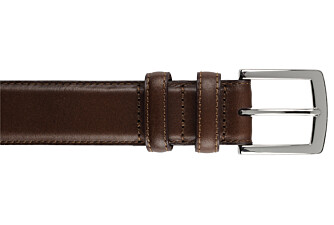 Chestnut Luxury Belt for men - WESTGATE SILVER