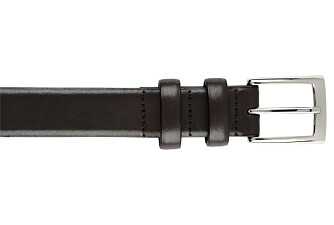 Chocolate Suit Belt for men - RAMSGATE SILVER