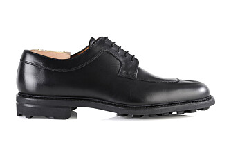 Black Derby Shoes - Rubber outsole - KENT GOMME COUNTRY