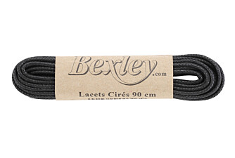 3 pairs of Black shoelaces for men's boots