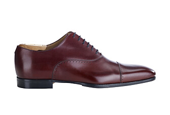 Burgundy Oxford shoes - Leather outsole - STRESA
