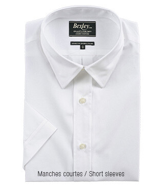 White Cotton shirt - Chest pocket - ALBERT MC