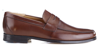 Chocolate Men's penny loafers - DAVIES