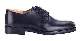 Dark Derby Shoes - Rubber outsole - MONTEREY CLASSIC GOMME CITY