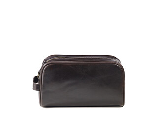Dark Chocolate leather Travel kit