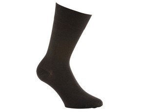 Men's Brown Cotton Socks