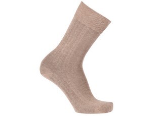 Men's Taupe Melange Cotton Socks