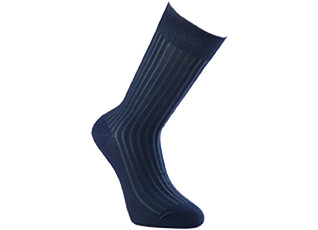 Men's Navy & green Mercerised Cotton Socks
