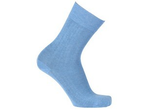 Light Cotton Socks Blue Melange